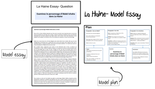 La Haine- Model Essays (2)- A Level | Teaching Resources