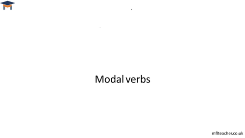 French - Modal verbs