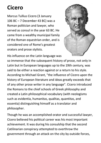 Cicero Handout