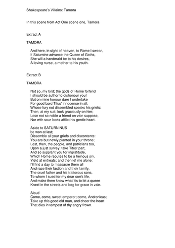 Titus Andronicus by William Shakespeare