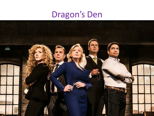 Group work- Dragons' Den