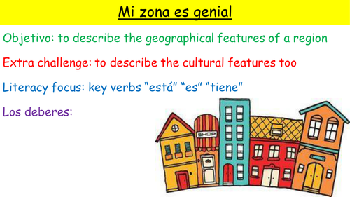 Y11 SPANISH VIVA MODULE 5: ¿CÓMO ES TU ZONA?