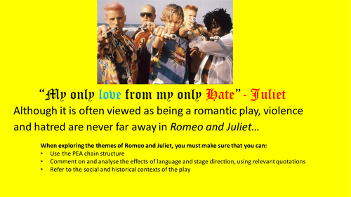 The violent society of 'Romeo and Juliet'