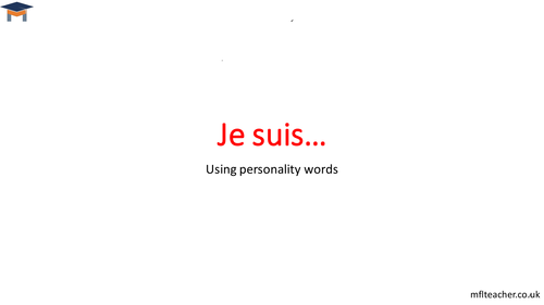 French - Adjectives to describe personality