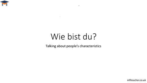 German - Personality words
