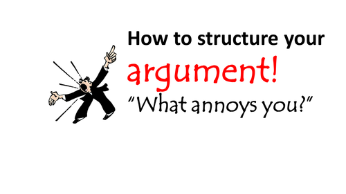 Powerpoint: How to structure an argument