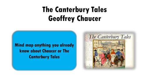Chaucer: The Canterbury Tales introduction