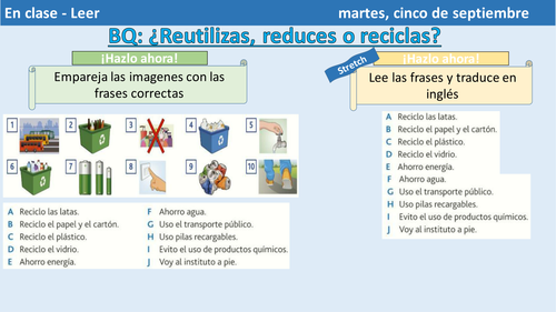 Reutilizas, reduces o reciclas