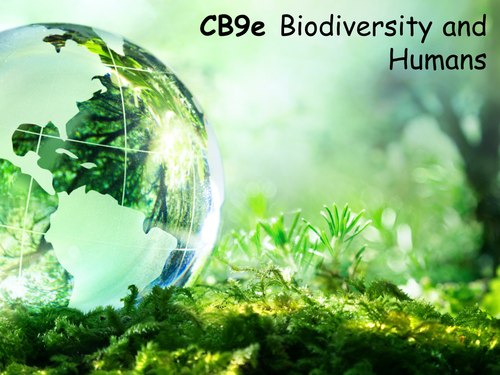 Edexcel CB9e Biodiversity and Humans