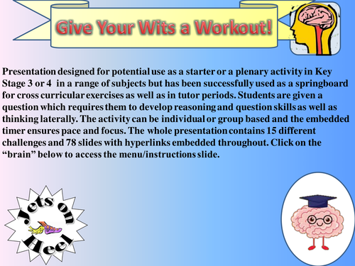 Give your wits a workout