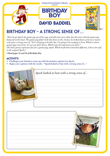 David Baddiel's Birthday Boy - A Strong Sense of...