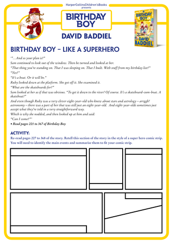 David Baddiel's Birthday Boy - Like a Superhero