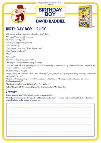 David Baddiel's Birthday Boy - Ruby