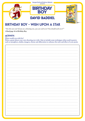 David Baddiel's Birthday Boy - Wish Upon a Star