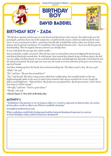David Baddiel's Birthday Boy - Zada