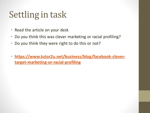 Cambridge Technical - R065 lesson 1 and 2
