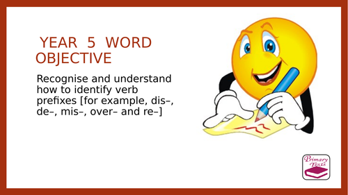 Year 5 SPAG and Assessment: Verb Prefixes