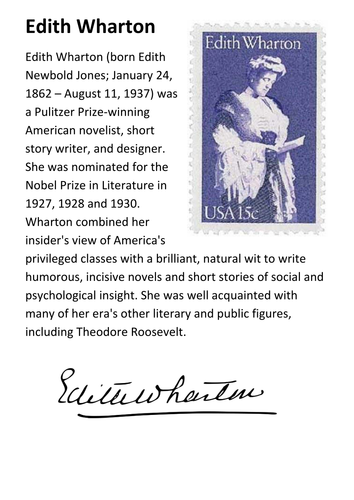 Edith Wharton Handout