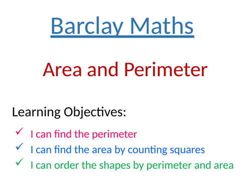 How perimeter and area vary with shape