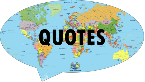 Quotes about Geography