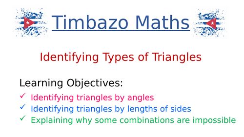 Identifying Types of Triangles