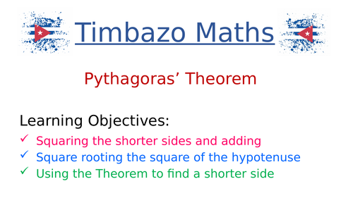 Pythagoras' Theorem (Structured)