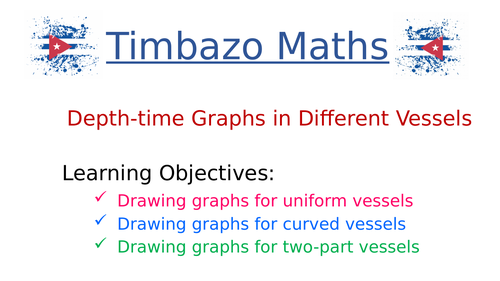 Depth-time Graphs in Different Vessels