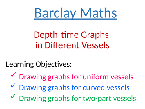 Depth-time Graphs in Different Vessels