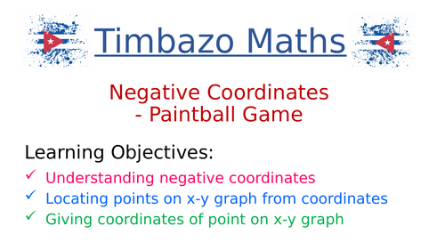 Negative Coordinates Paintball Game
