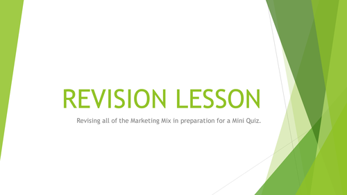 Advanced Marketing Revision