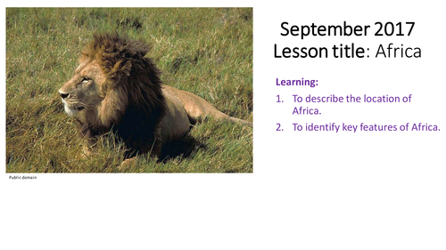 Africa – Location and Features