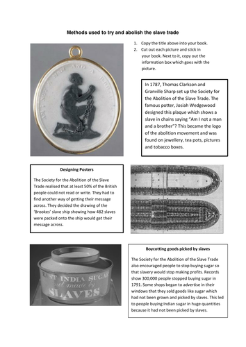 Abolition of Slavery in Britain -KS3 History-Empire Unit