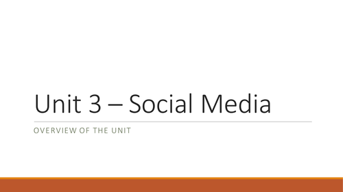 NQF BTEC Level 3 ICT Unit 3 - Using Social Media in Business (Learning Aim A Resources)