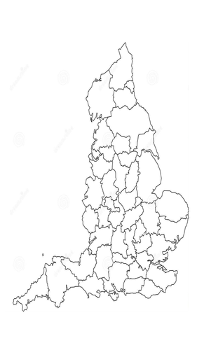 Location Knowledge - English Counties (2 of 10) | Teaching Resources