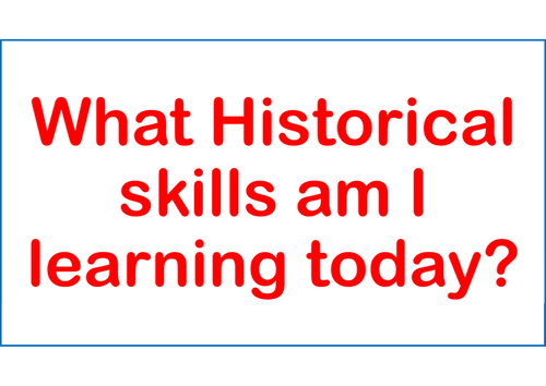 Historical Skills Word Searches & Posters (Key Terms)