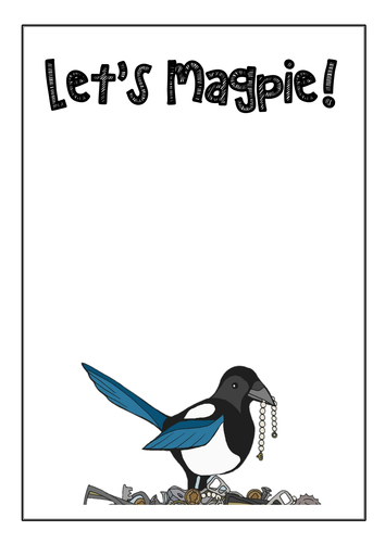 Let's Magpie - vocabulary display poster