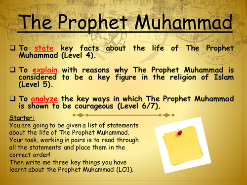 The life of the Prophet Muhammad PBUH by RE4all - Teaching Resources - Tes