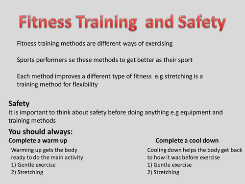 Methods of Training - NQF BTEC level 1
