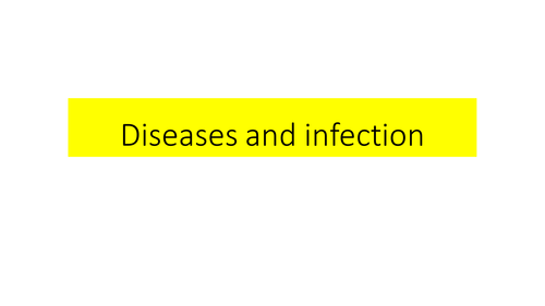 GCSE AQA Health, pathogens and disease
