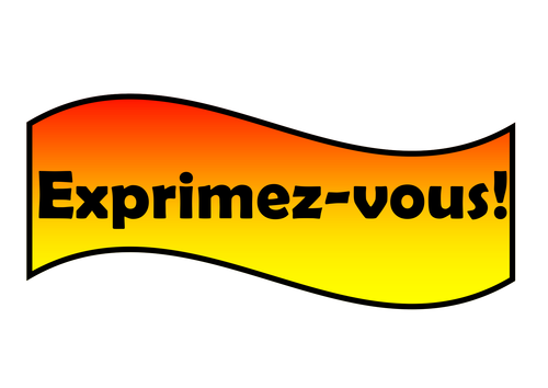Exprimez-vous! Display to promote more TL (French)