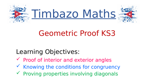KS3 Geometric Proof