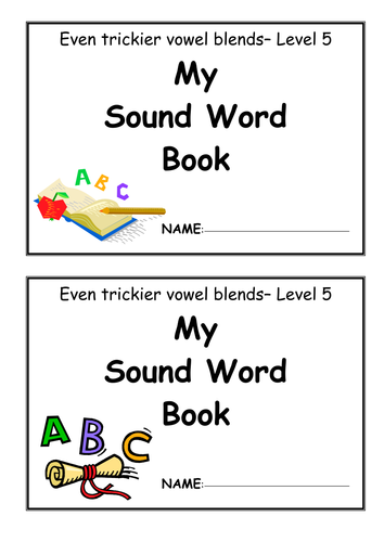 Sound word booklet - Level 5