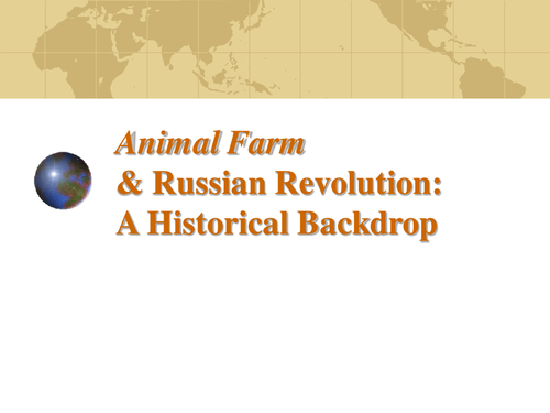 Animal Farm Historical Background PPT