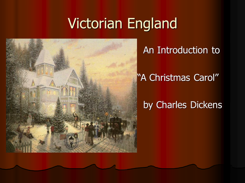 A Christmas Carol Historical Background PPT