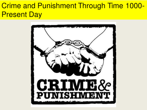 Crime and Punishment -Edexcel 9-1 History GCSE  - Anglo-Saxons  Lessons 1 and 2