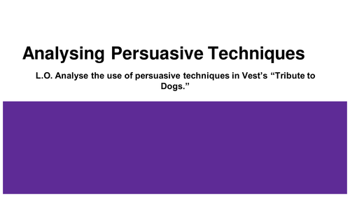Paper 2 Q3 Non-Fiction - Analysing Persuasive Techniques - Interview Lesson!