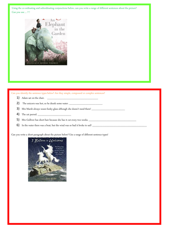 Use a variety of sentence lengths and structures for effect Year 5