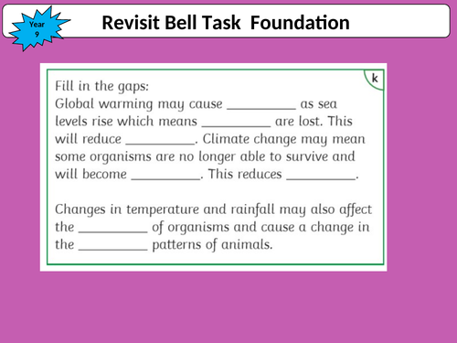 Sustainable Food Production NEW AQA 1-9 GCSE