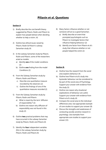 OCR Core Studies Year 2 Homework Pack