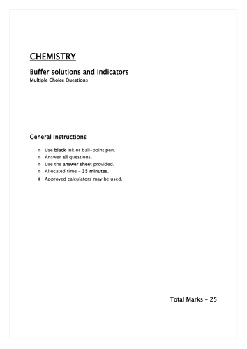 Organic Chemistry /MCQ/Alcohols, carbonyl compounds, carboxylic acids and esters
